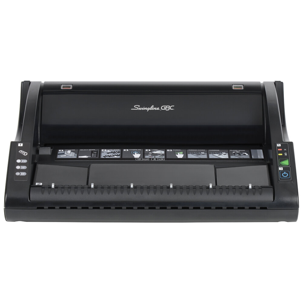 Swingline GBC 7708180A ProClick P210E Black 110 Sheet Electric Binding