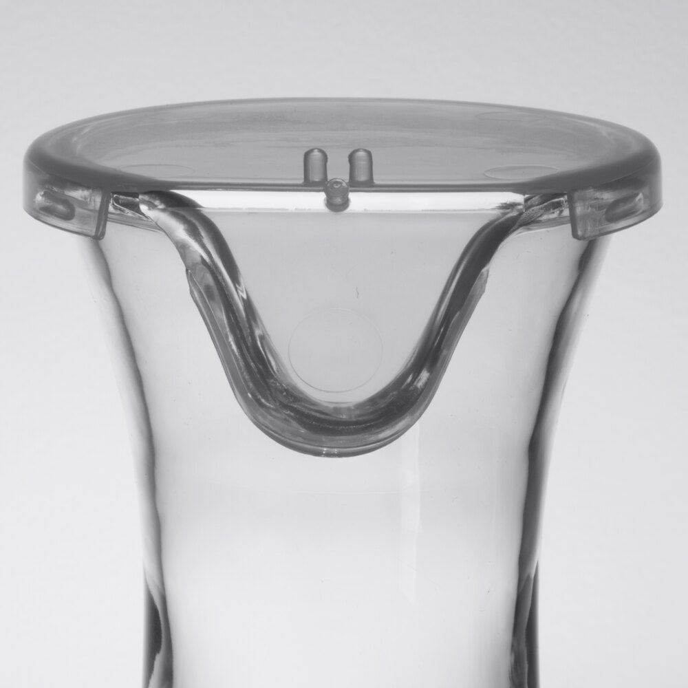GET BW1100CL 34 oz. Polycarbonate Wine / Juice Decanter with Lid