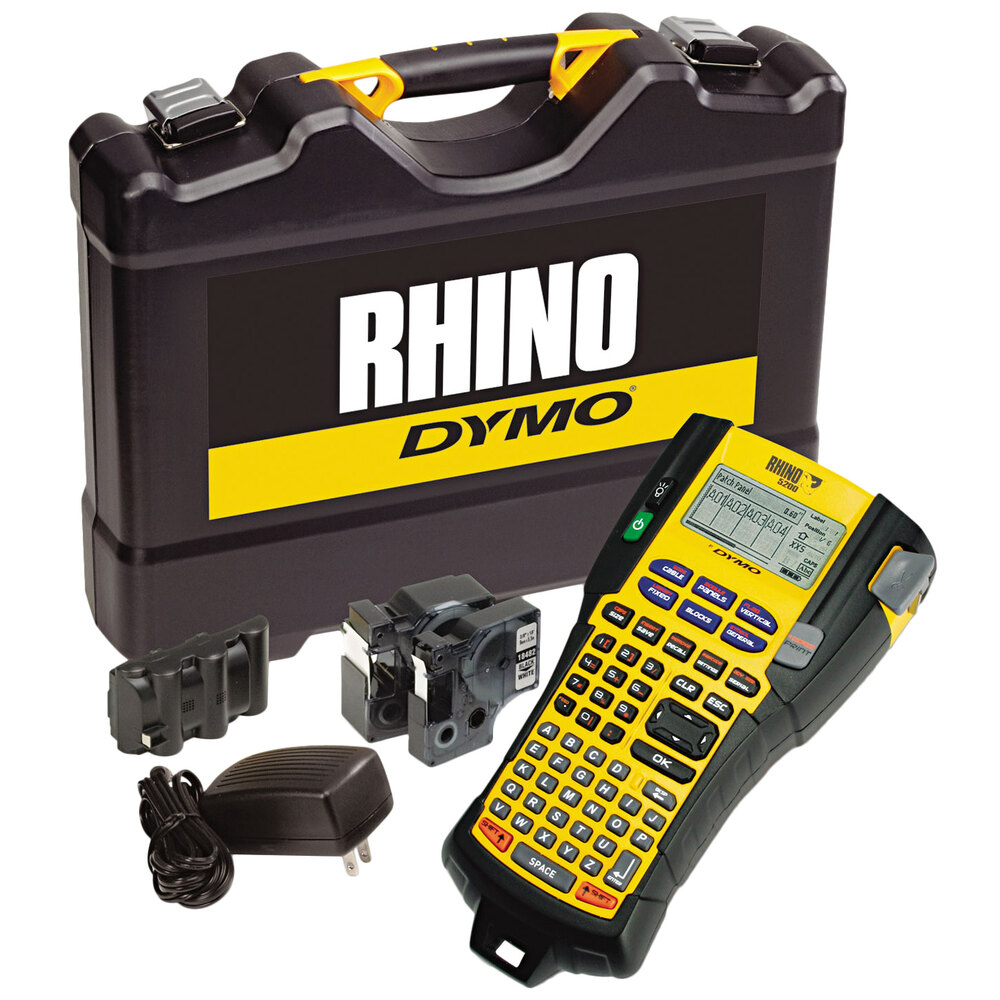 DYMO 1756589 Rhino 5200 Industrial Label Maker Kit