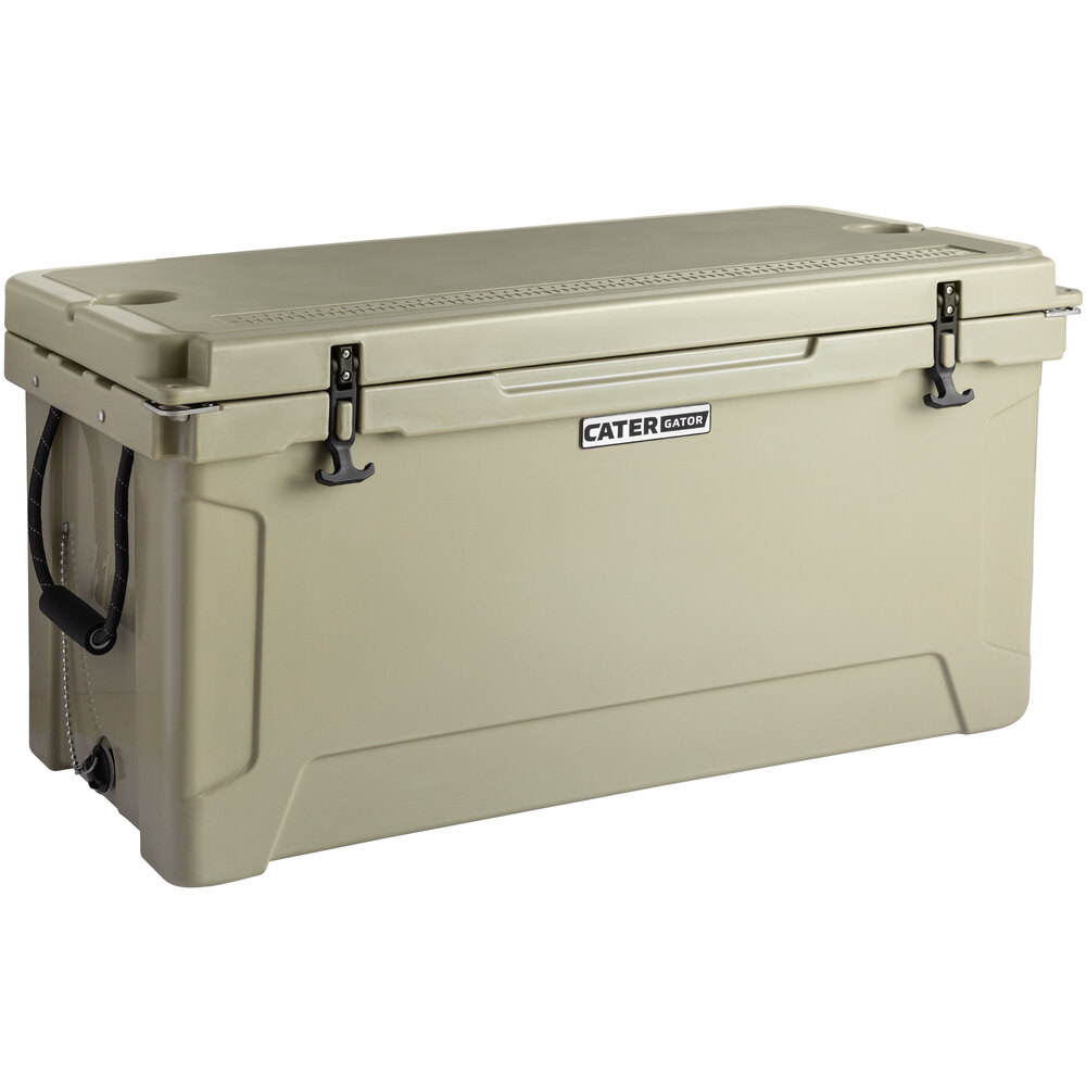 CaterGator CG100TAN Tan 100 Qt. Rotomolded Extreme Outdoor Cooler / Ice