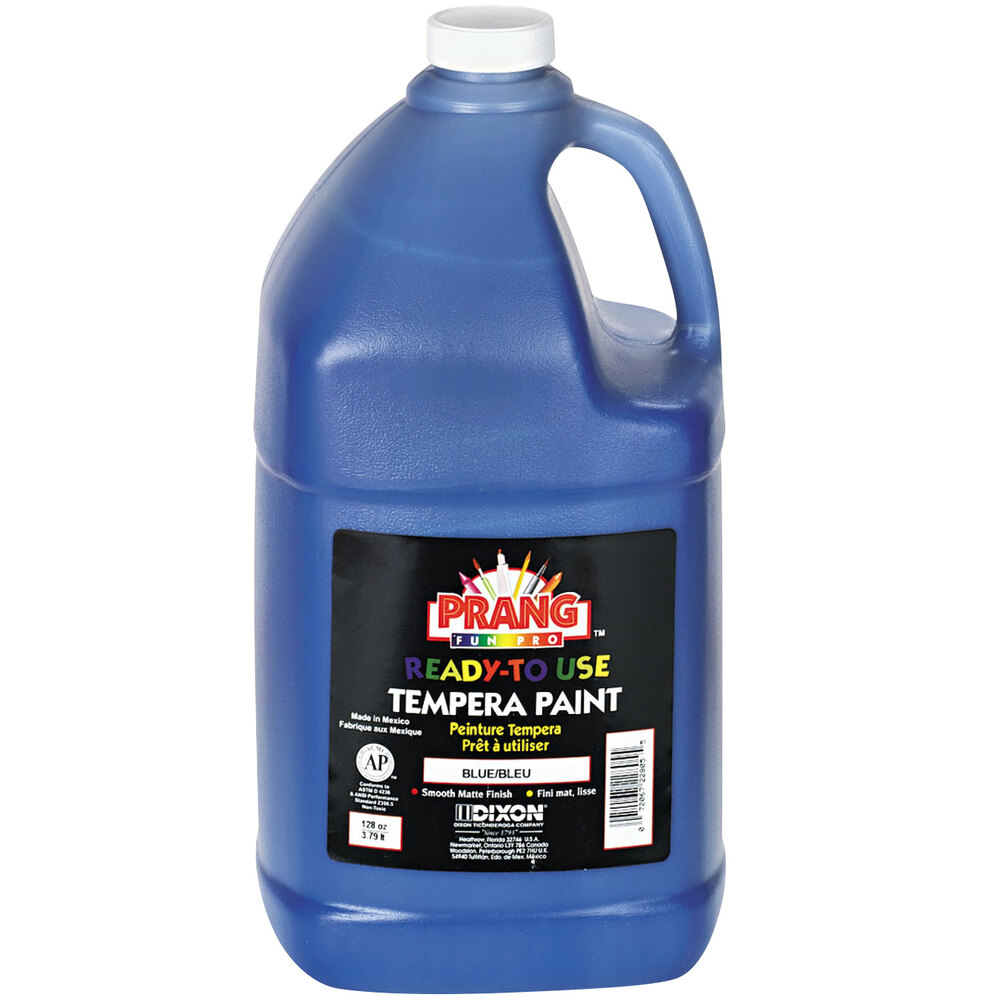 Prang 22805 1 Gallon Blue Matte Finish Tempera Paint