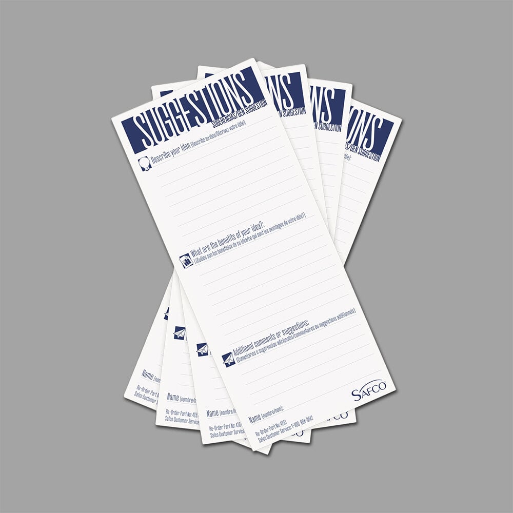 Suggestion Box Cards 25/Pack staurantStore