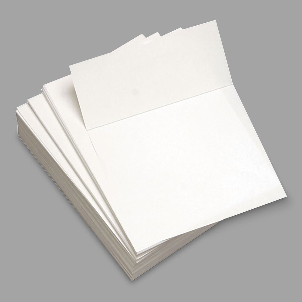 Domtar 851032 8 12 X 11 White Pack Of 3 23 Perforated Custom Cut Sheet Copy Paper 500 Sheets 8347