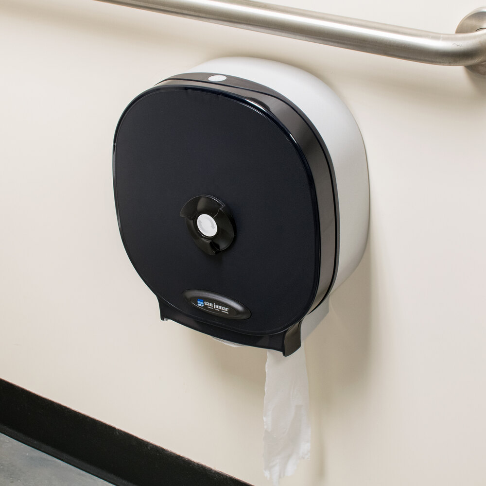 San Jamar R3800TBK Four Station Carousel Toilet Tissue Dispenser
