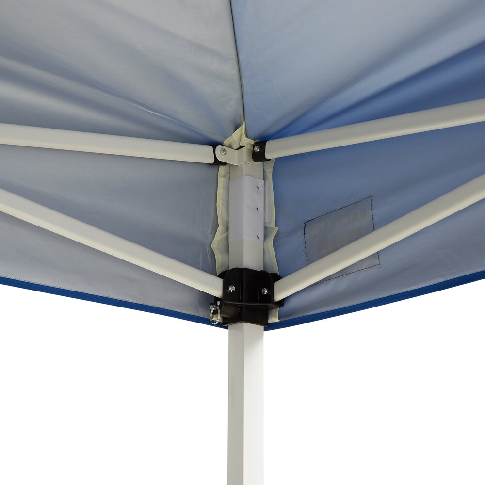 Galaxy Equipment 10' x 10' Blue Straight Leg Instant Canopy