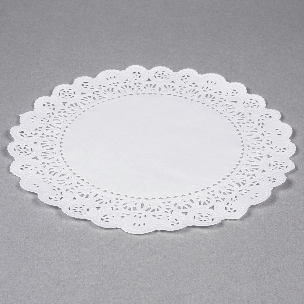 10" Paper Lace Doilies Round 500/Pack