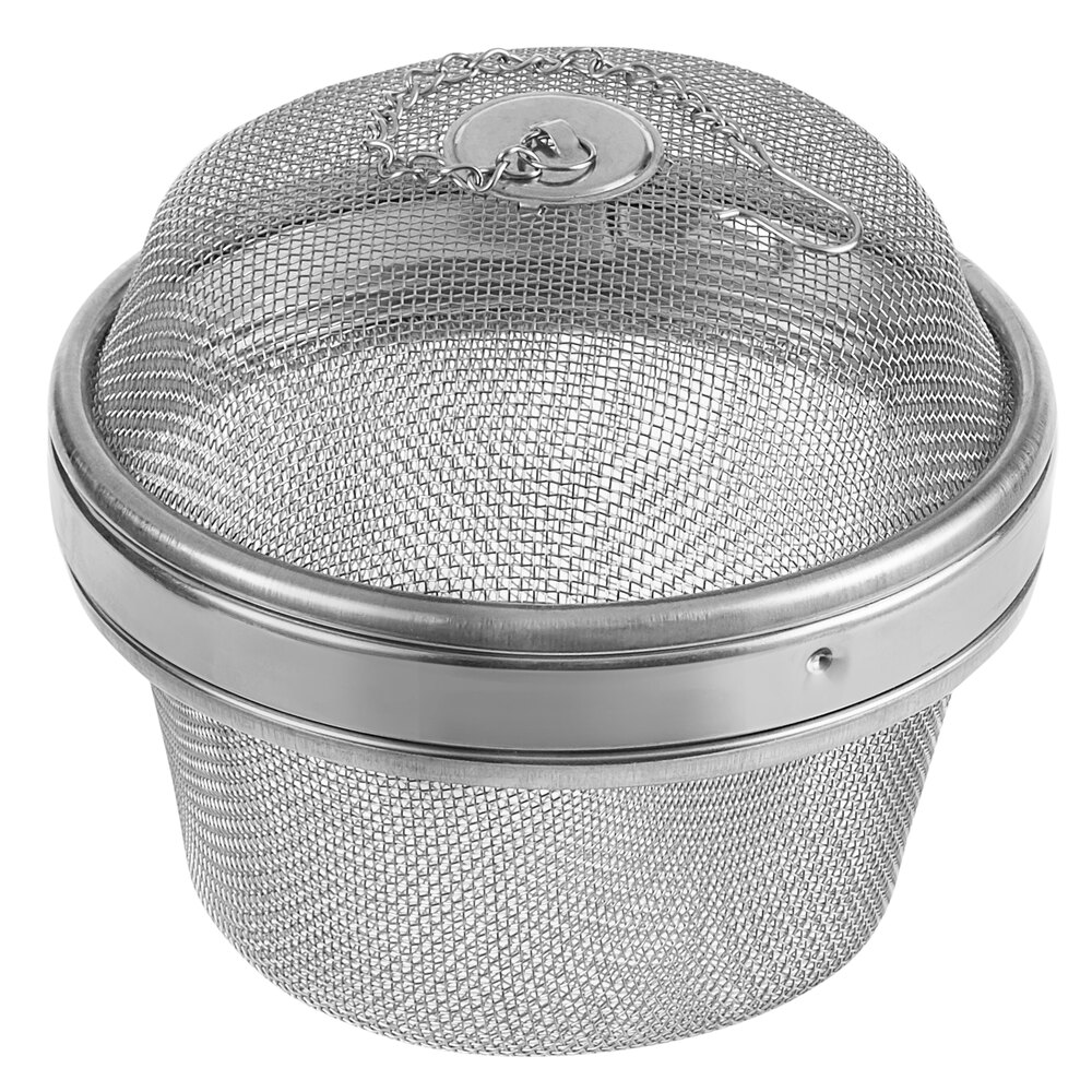 4 3/8" Stainless Steel Tea Ball Infuser with Chain