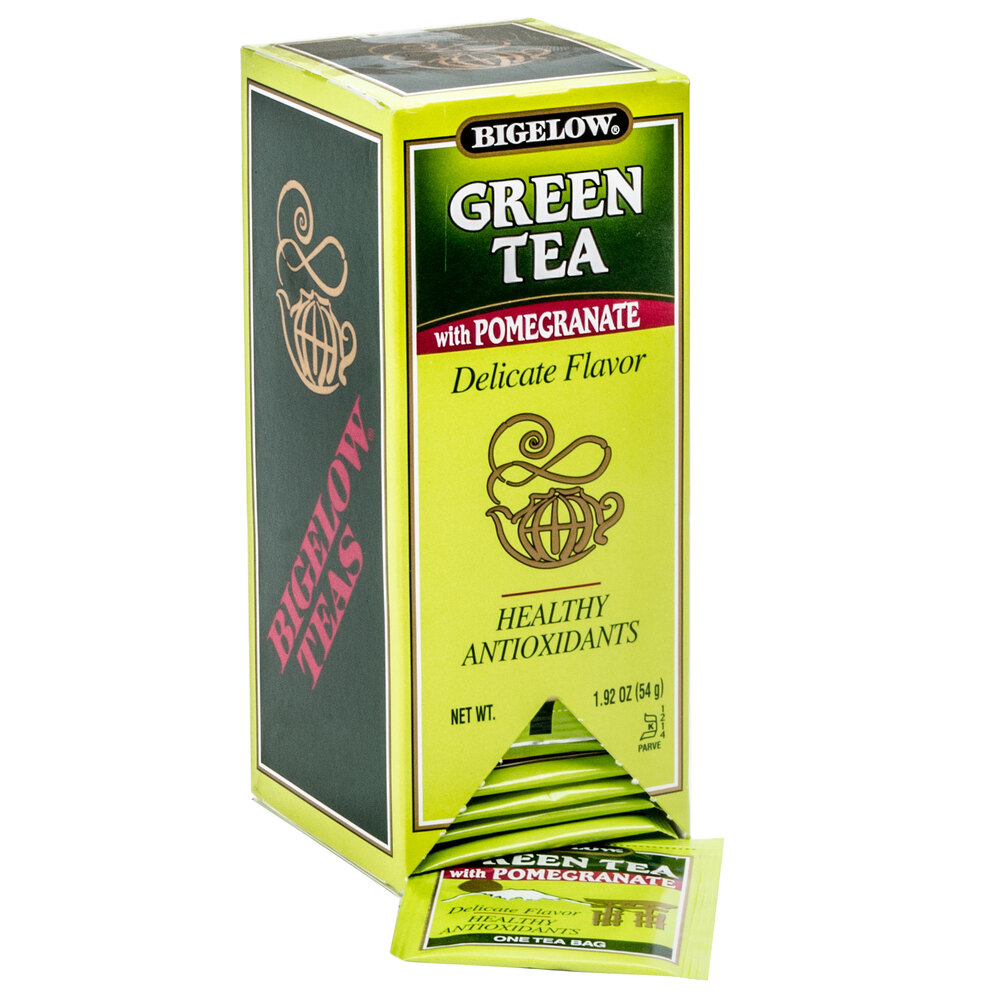 Bigelow Green Tea with Pomegranate Tea Bags 28/Box
