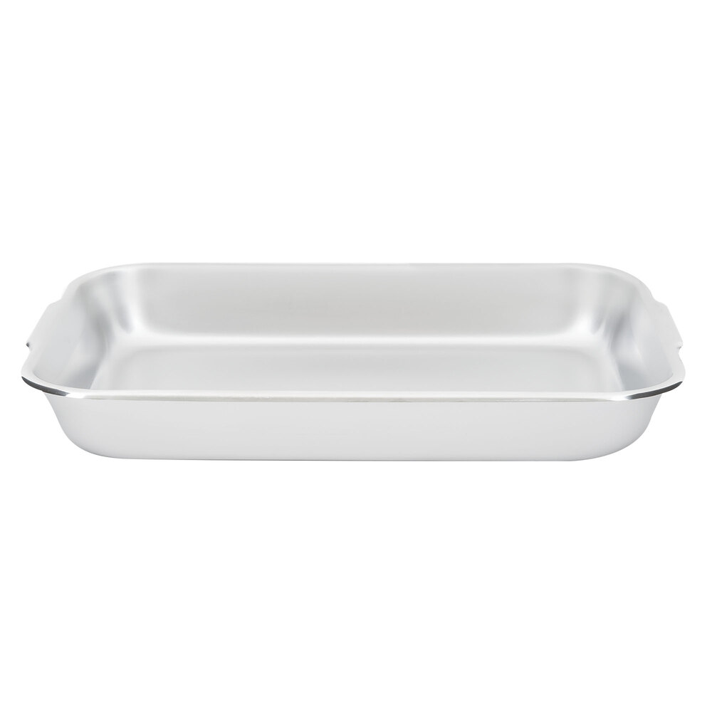 Vollrath 61270 6.5 Qt. Stainless Steel Bake and Roast Pan with Handles