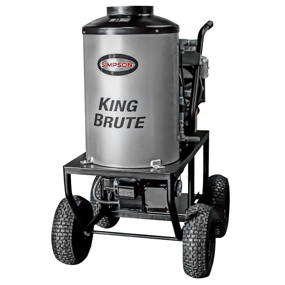 Simpson King Brute 3000PSI Hot Water Pressure Washer w/ Diesel Briggs