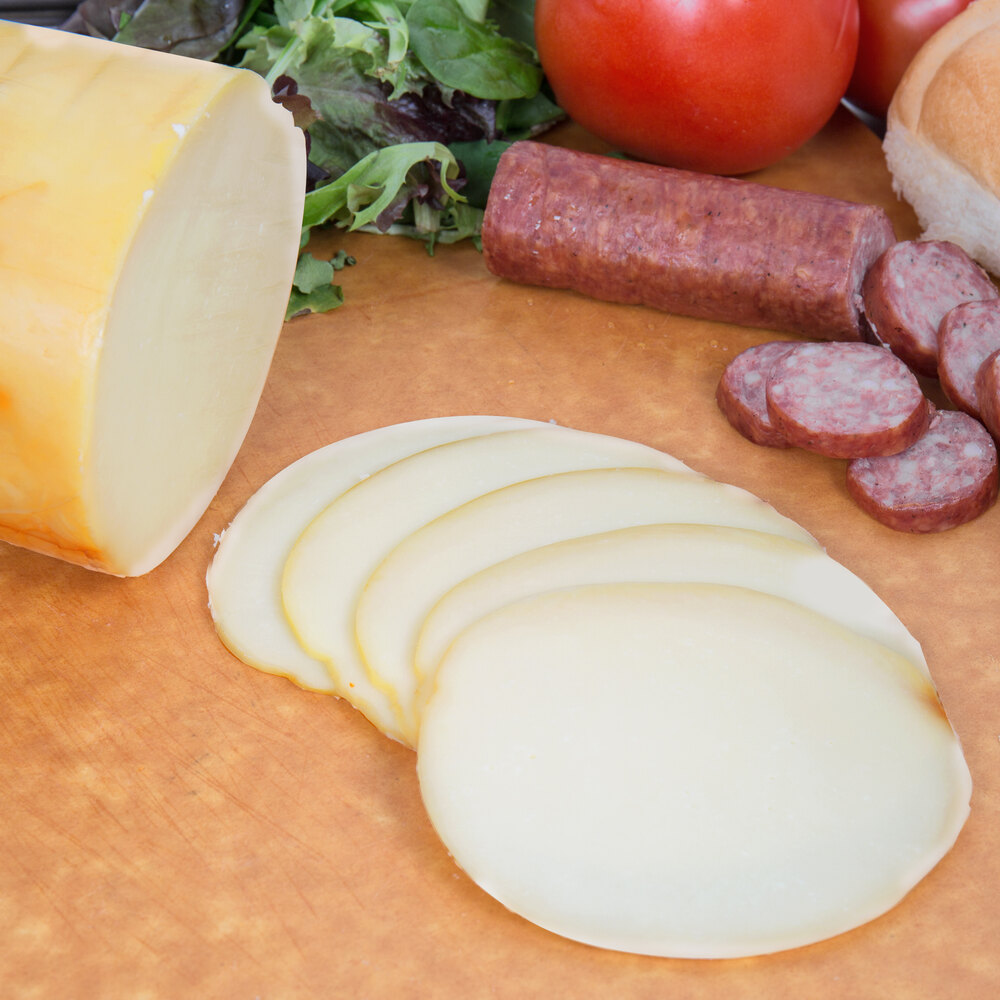 Walnut Creek Foods 6 lb. Provolone Cheese with Natural Smoke Flavor 2