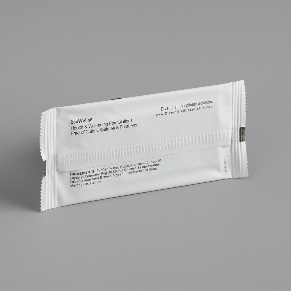 EcoWell Alcohol-Free Makeup Remover Wipe - 1500/Case