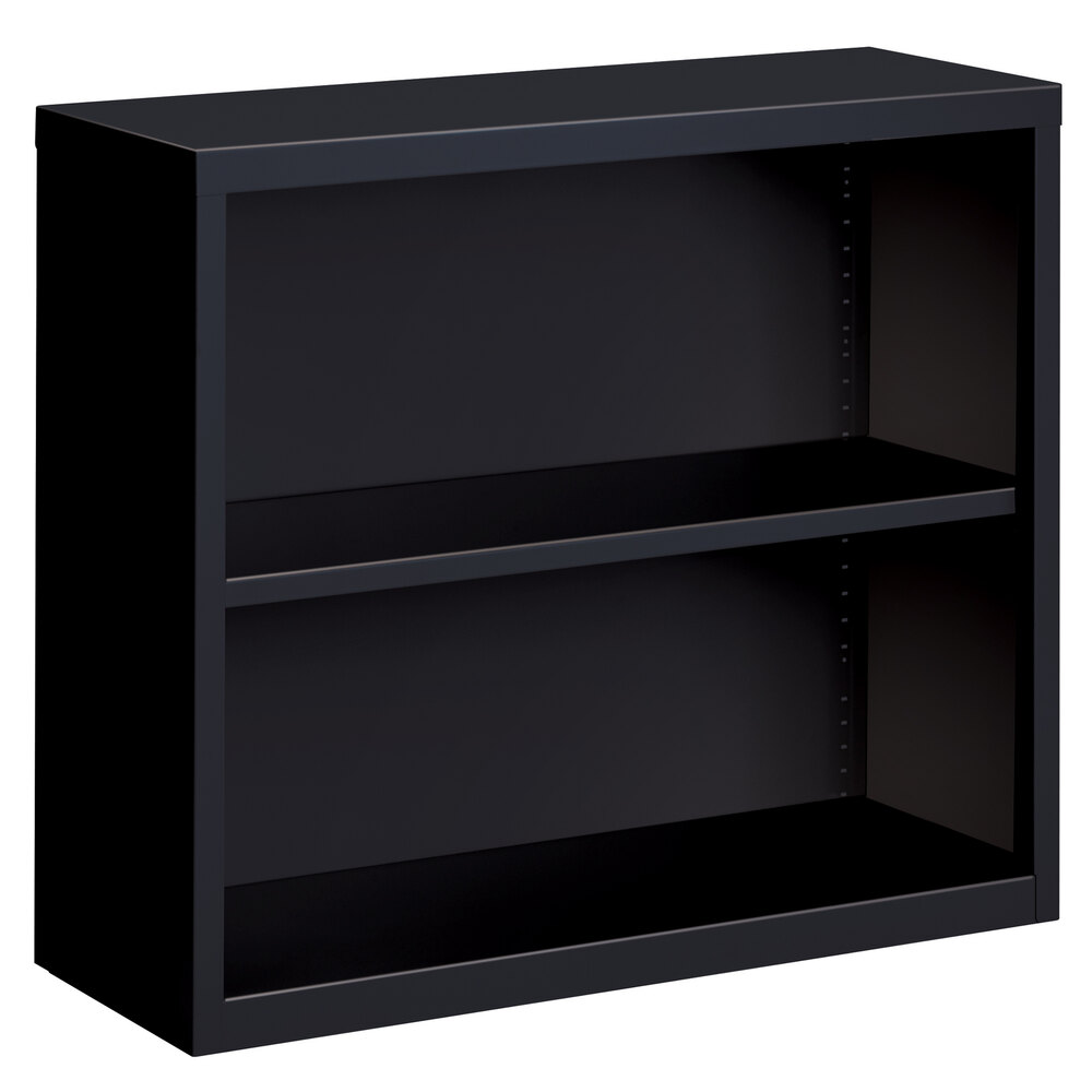 black 2 shelf bookcase