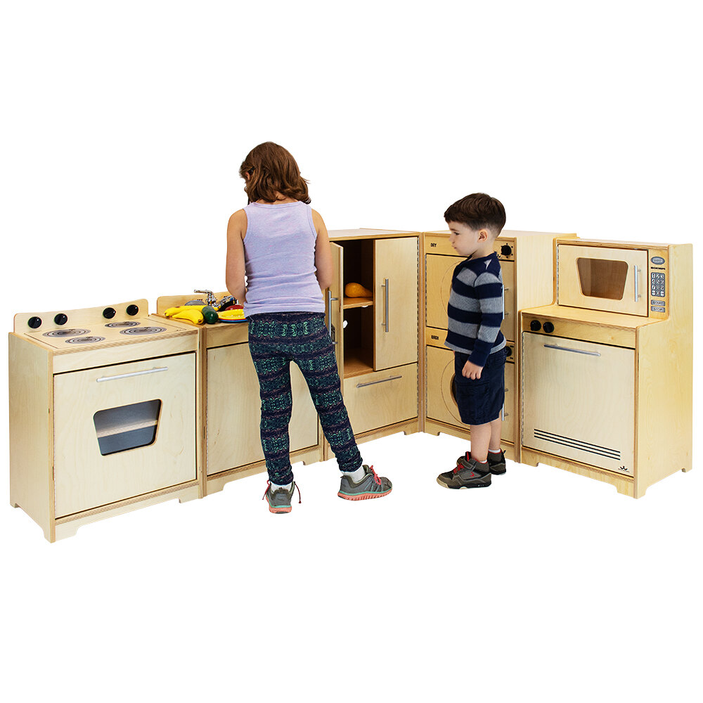 Whitney Brothers WB6400N Children's Wooden Kitchen Set 95" x 15" x 35"