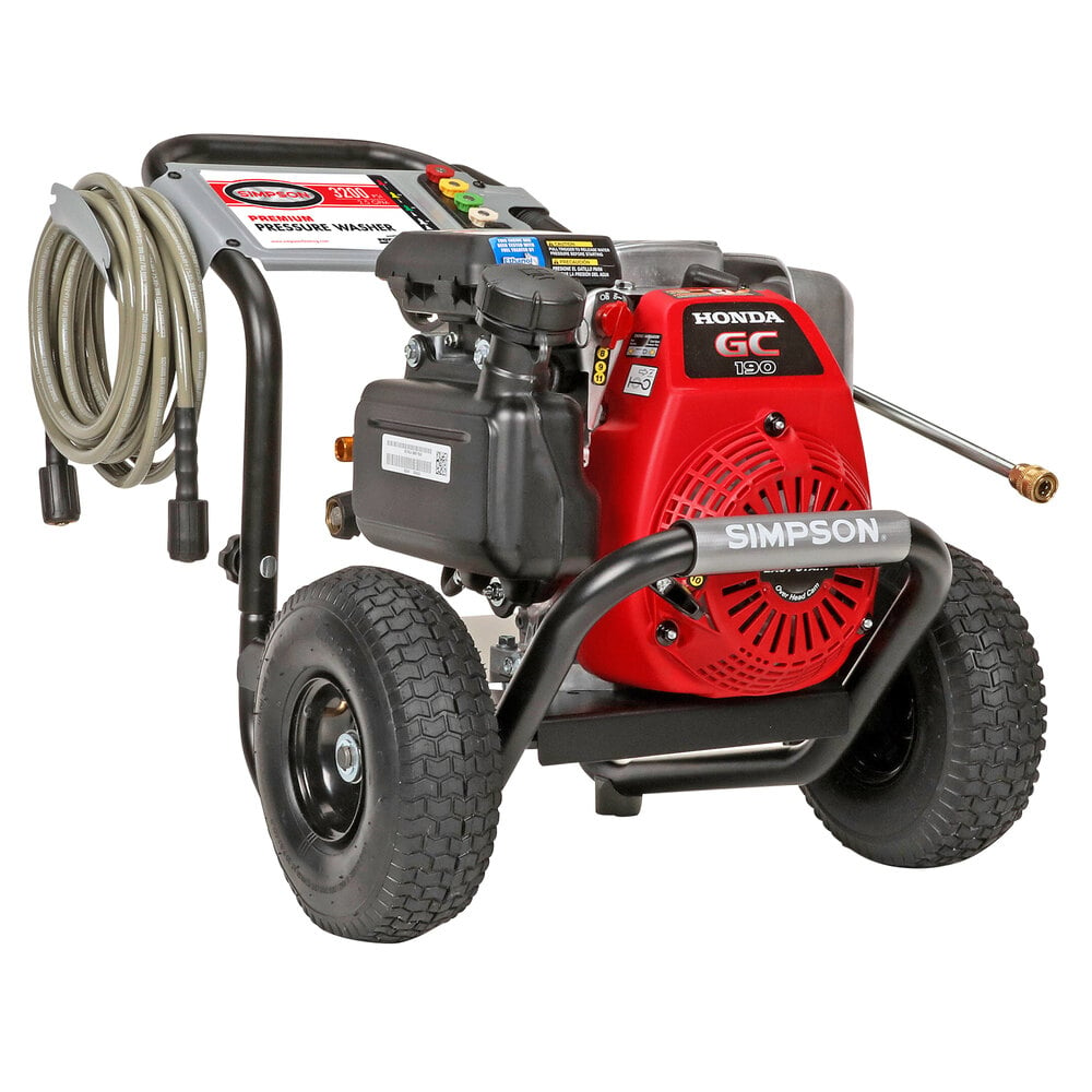 Simpson 60652 Megashot 3100 PS Pressure Washer w/ Honda Engine (2.5 GPM)