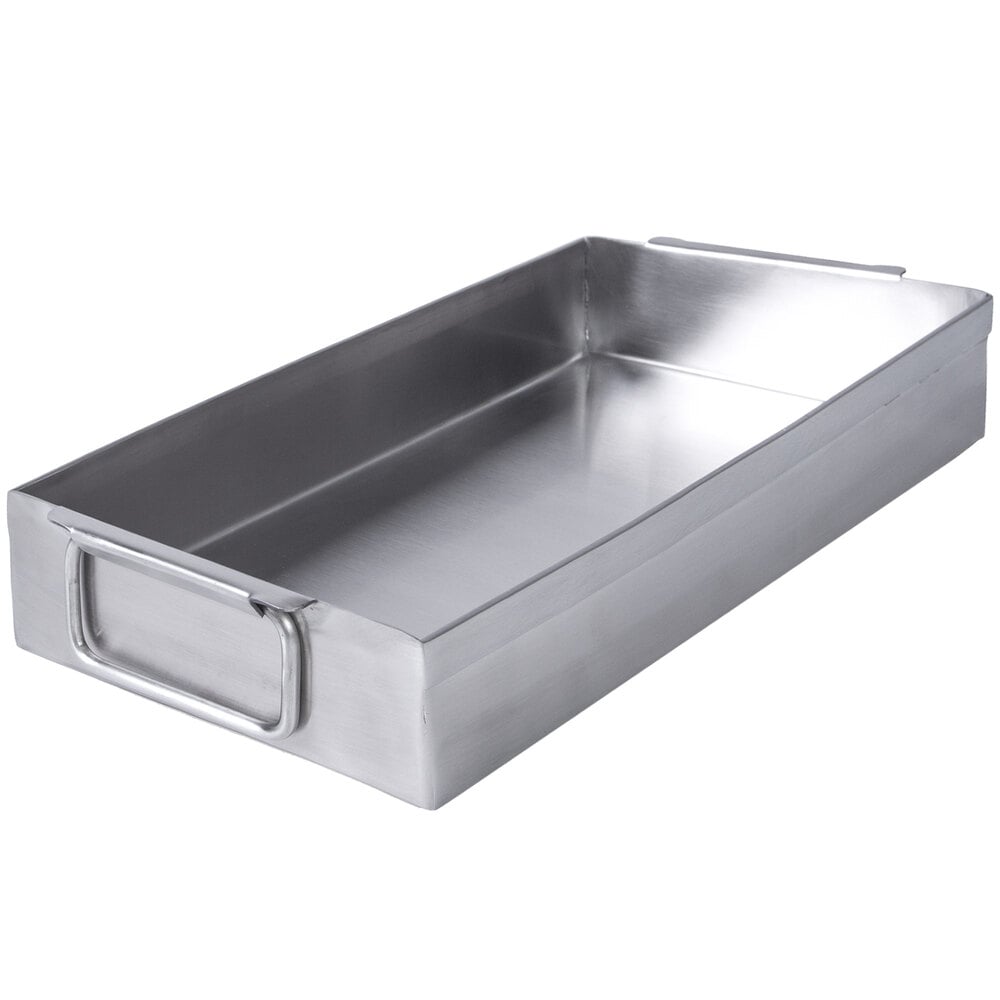 Elite Global Solutions SS6152 15" X 6" X 2" Rectangular Stainless Steel ...