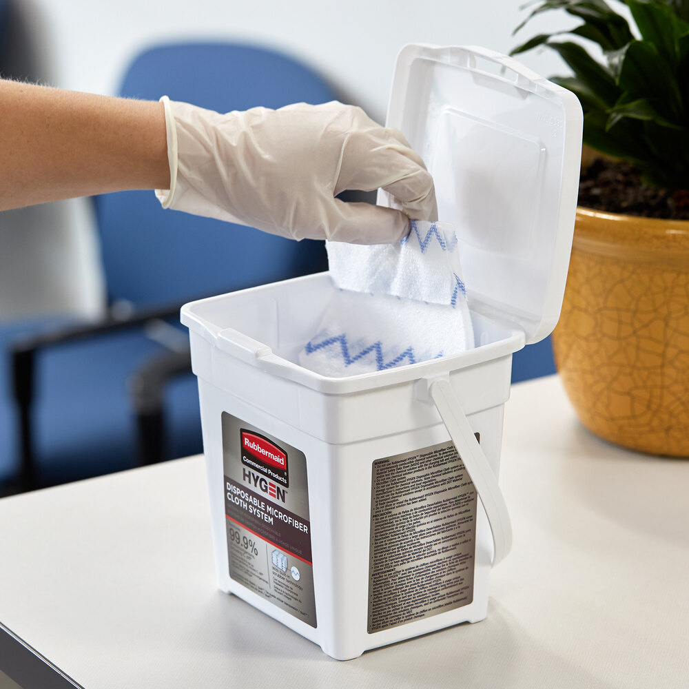 Rubbermaid Hygen Disposable Microfiber Cloth Kit (1928756)