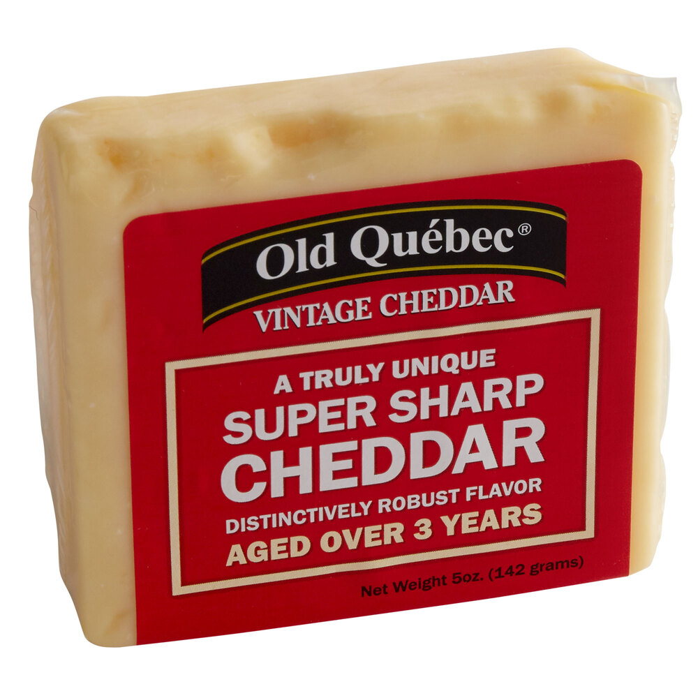 Old Quebec 5 oz. Vintage Cheddar 3 Years Aged Super Sharp Cheddar