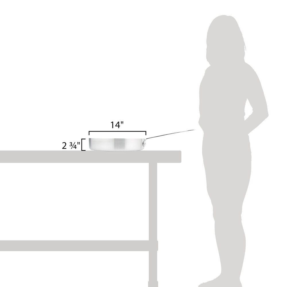 7 Qt. HeavyDuty Aluminum Saute Pan