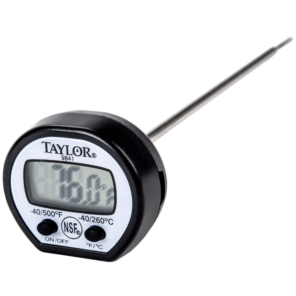 Taylor 9841RB Classic Instant Read High Temperature Pocket Thermometer