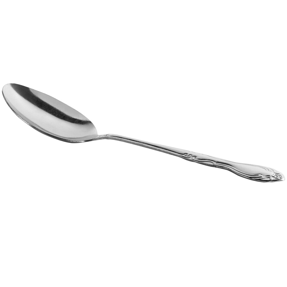 Choice Bethany 8 3/8" 18/0 Stainless Steel Tablespoon / Serving Spoon