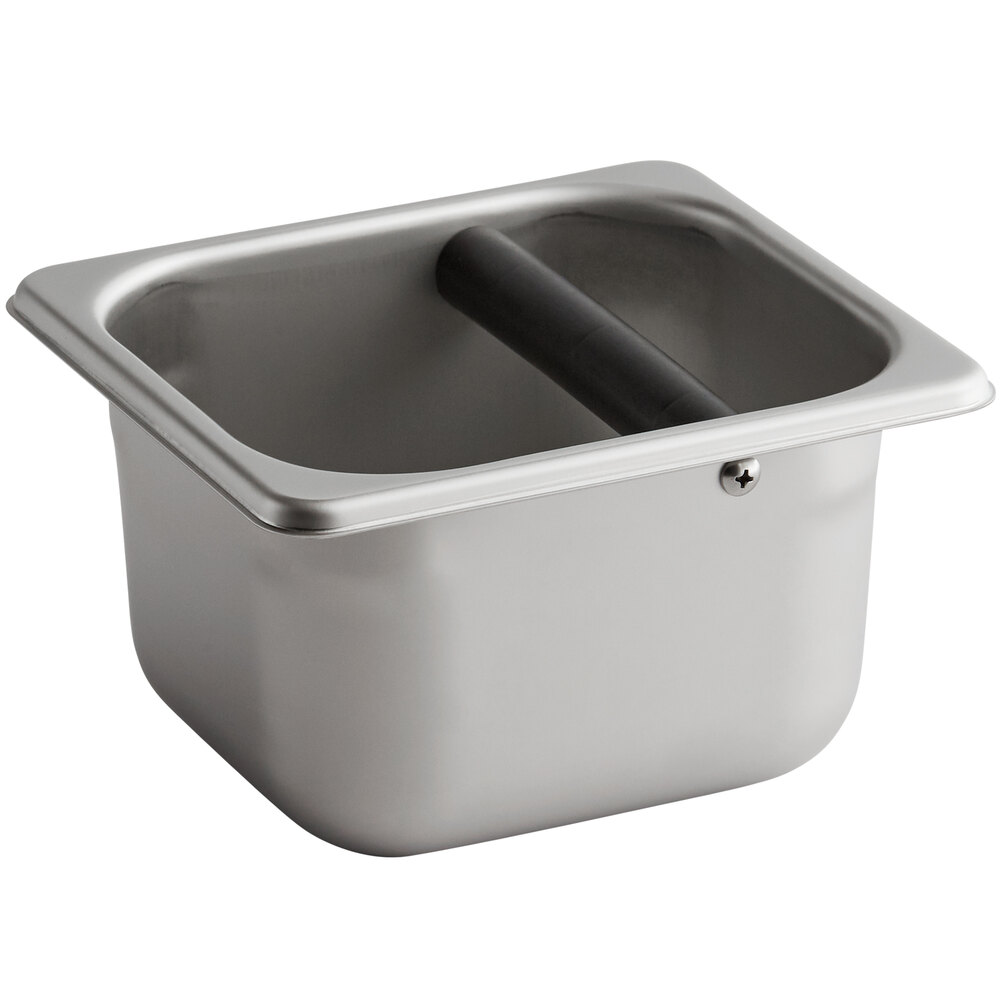 Vollrath E06064KB 1/6 Size Stainless Steel Knock Box 4" Deep