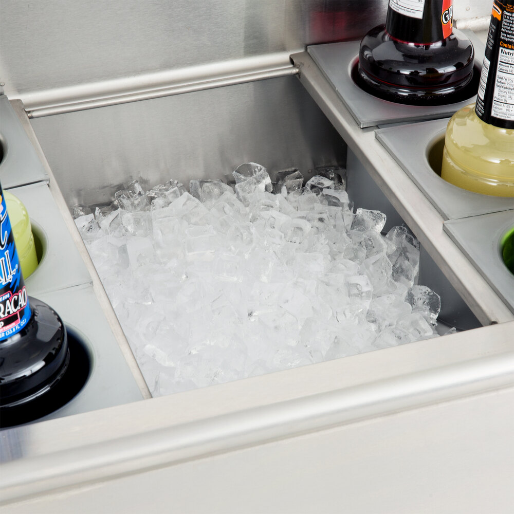 Eagle Group B2CT187 24" Underbar Ice Bin/Cocktail Unit with 7 Circuit