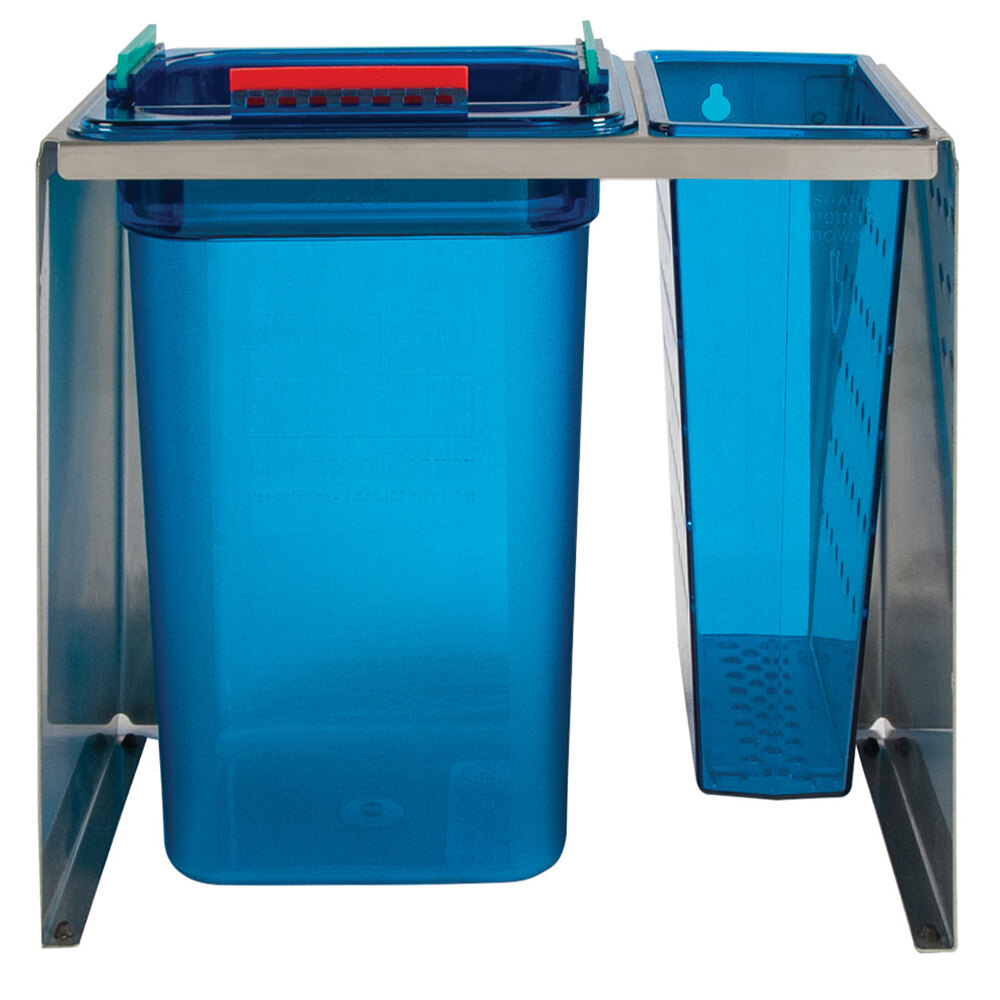 San Jamar SANIKIT9100 Sani Station Counter Stand Kit with Sanitizer