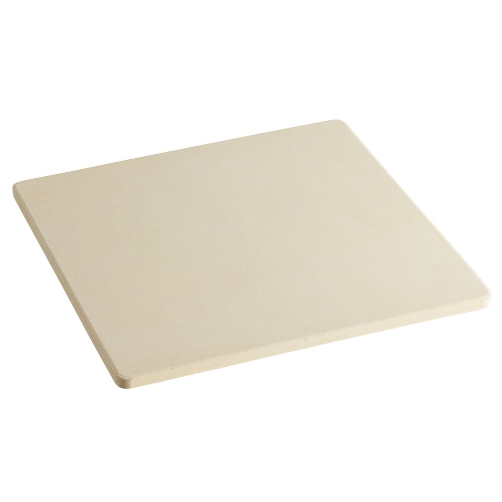 Avantco 18" x 18" Square 1/2" Thick Cordierite Pizza Stone for