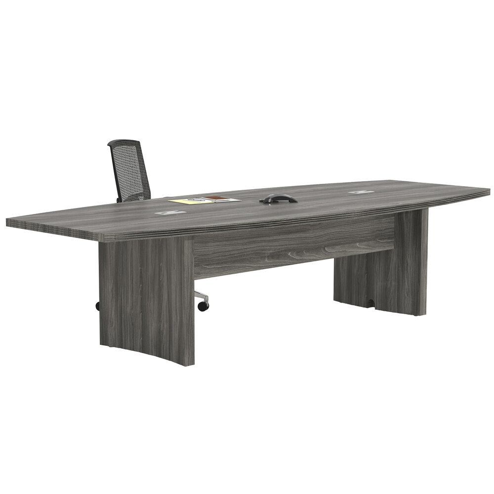 Safco ACTB10LGS Aberdeen 10' Steel Gray Rectangular Conference Table