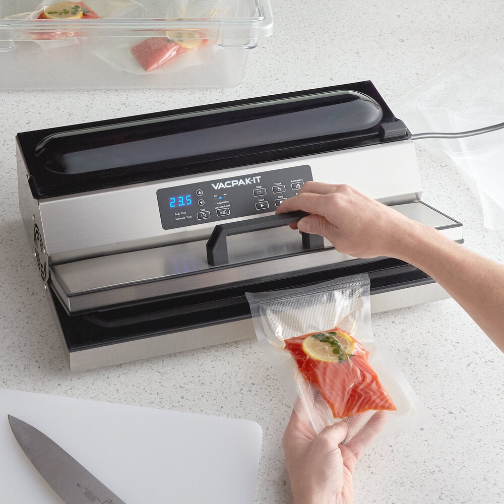 VacPakIt VME12SS Stainless Steel External Vacuum Packaging Machine