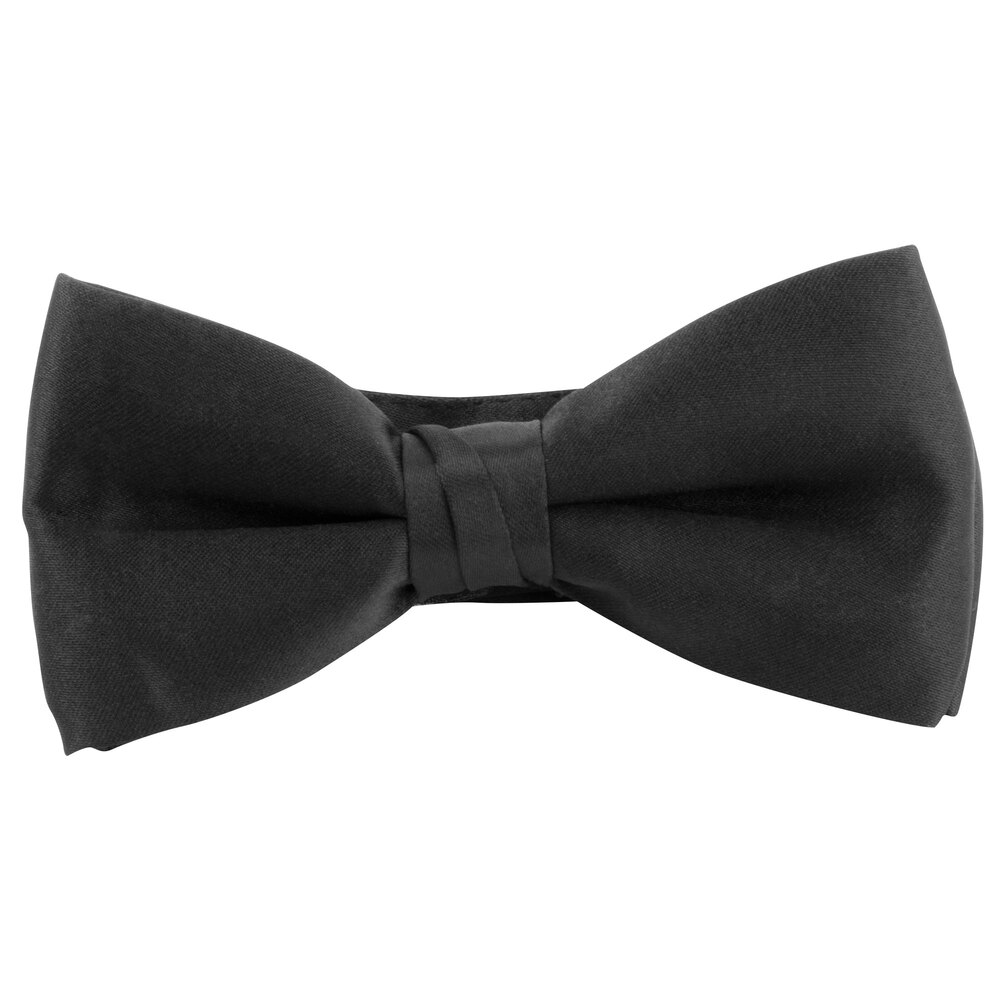 Adjustable Black Bow Tie