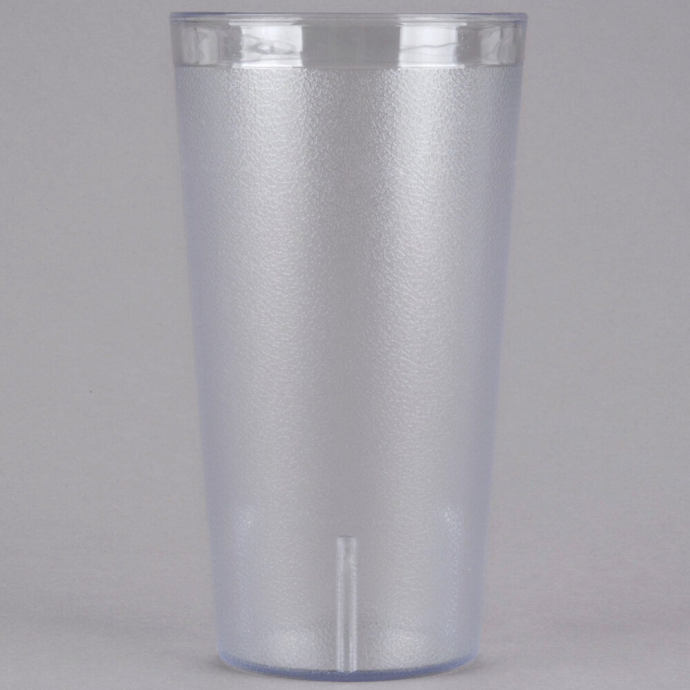 Cambro 3200P2152 Colorware 32 oz. Clear Customizable SAN Plastic