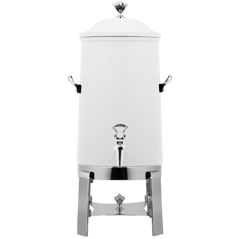 Bon Chef 42001CBianco Contemporary 1.5 Gallon Insulated Coffee Chafer