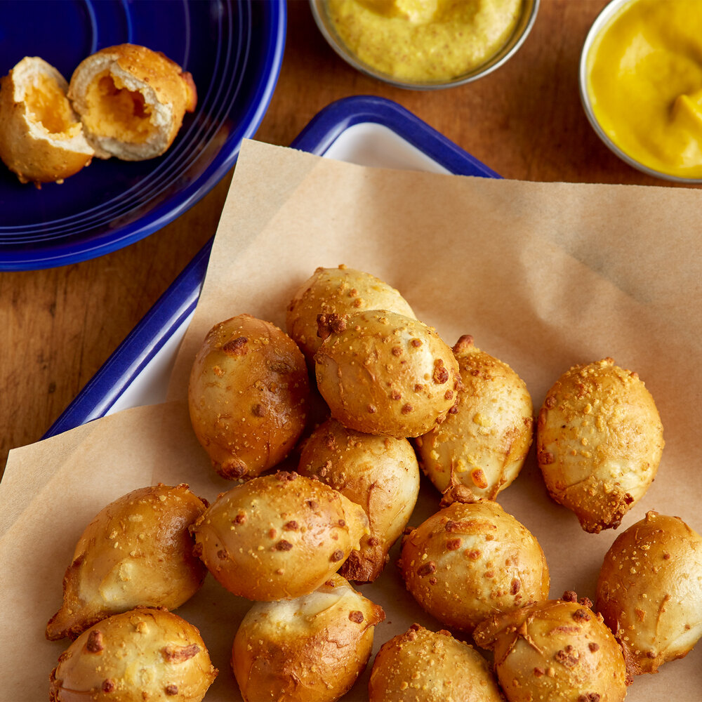 J & J Snack Foods SuperPretzel 0.5 oz. Bite Sized Cheddar Cheese Filled