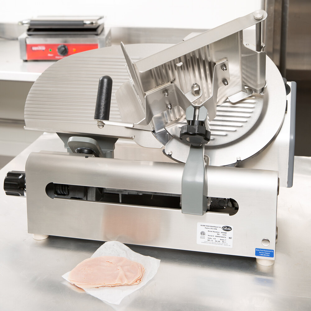 Globe 3600NF 13" Heavy Duty Manual Frozen Meat Slicer 1/2 hp