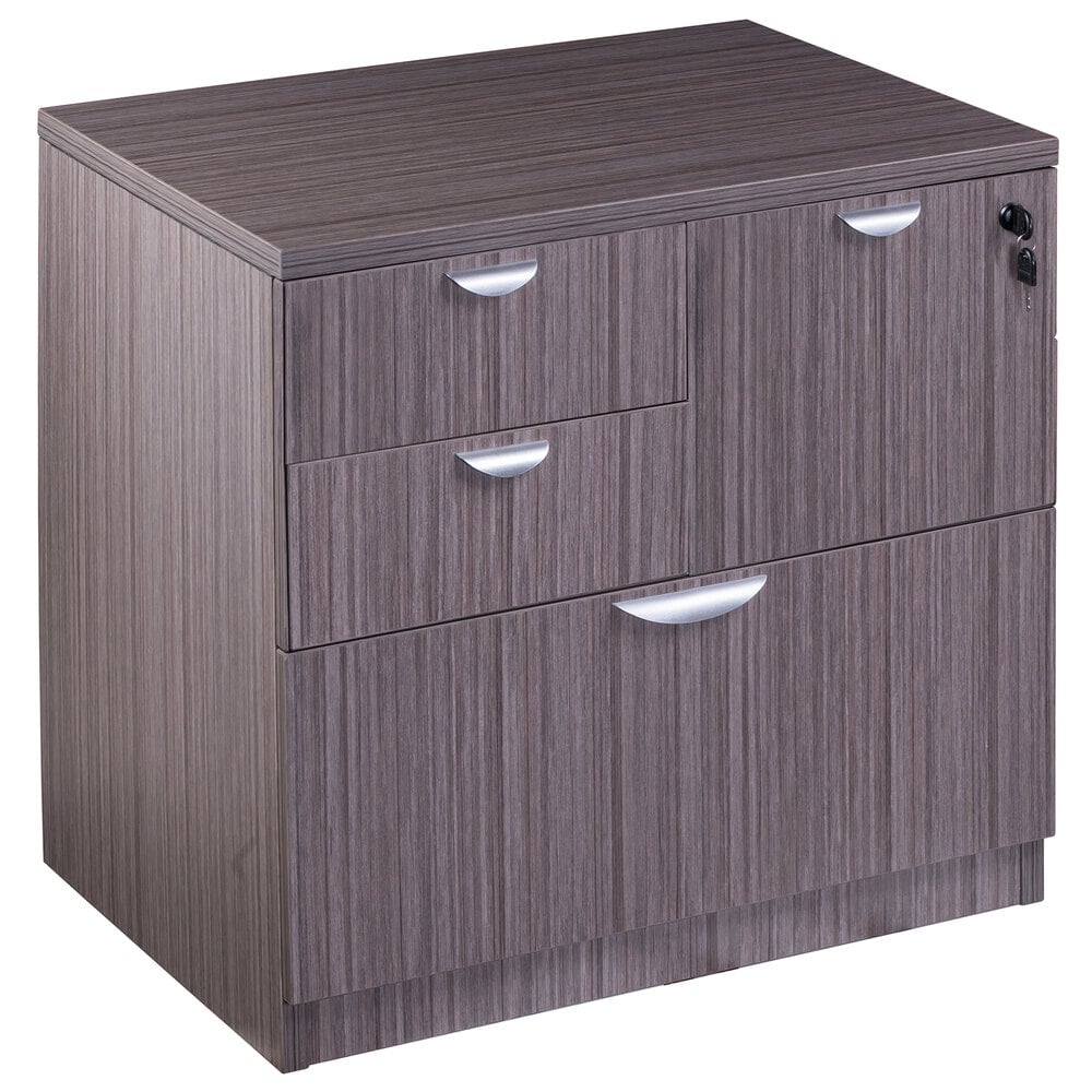 Boss N114DW Driftwood Laminate Combination Lateral File 31