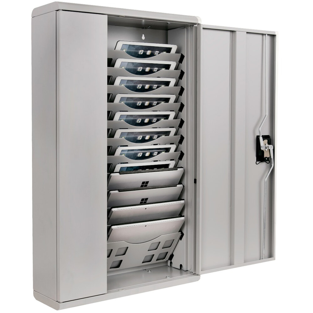 Luxor LLTC12G WallMount 12 Tablet / Chromebook Charging Station