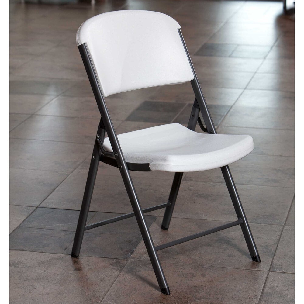 Lifetime 22804 White Classic Folding Chair