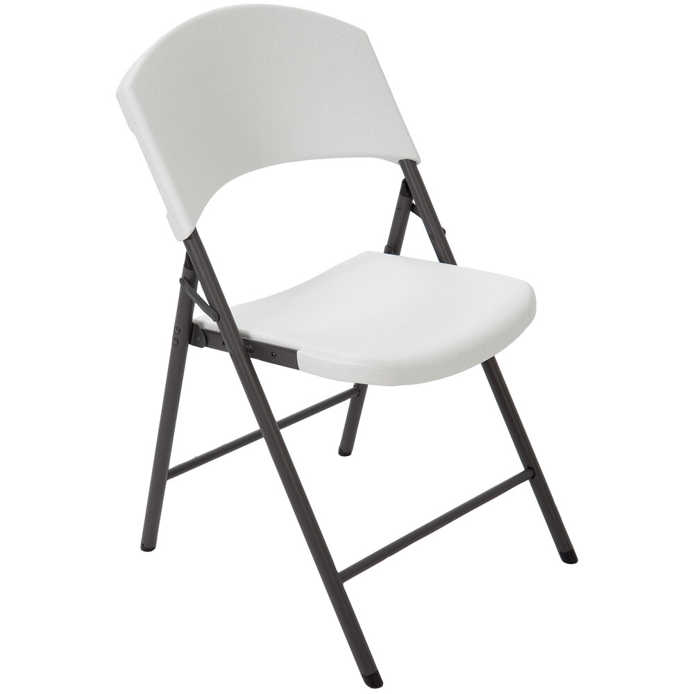 Lifetime 2810 White Light Duty Folding Chair   1915060 