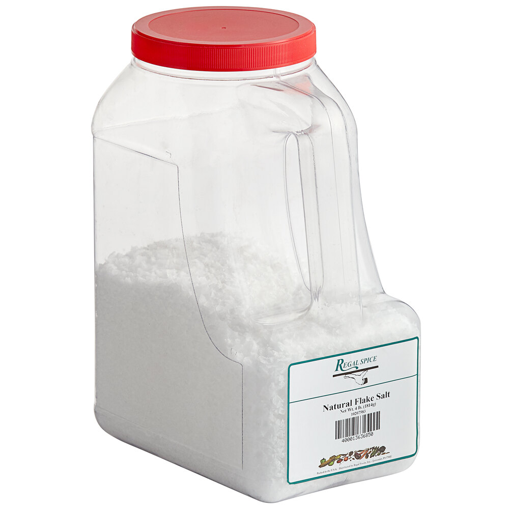 Regal Spanish Natural Sea Salt Flake 4 lb.