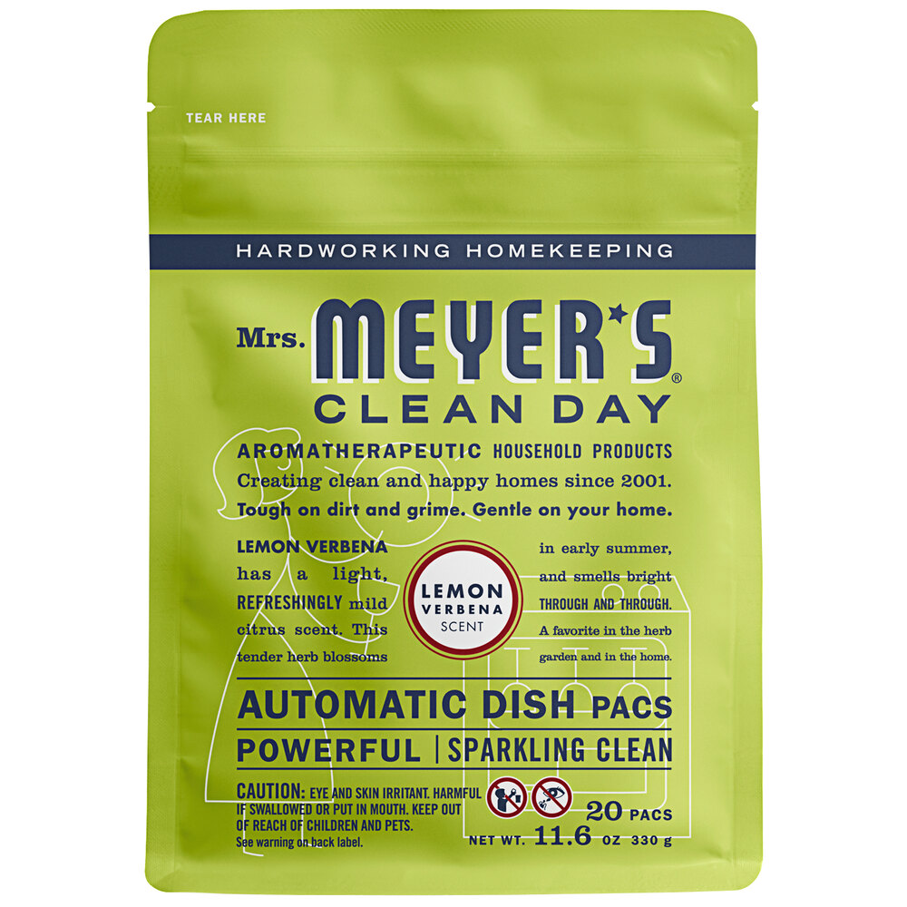 Mrs. Meyer's Clean Day Automatic Dishwasher Packs WebstaurantStore