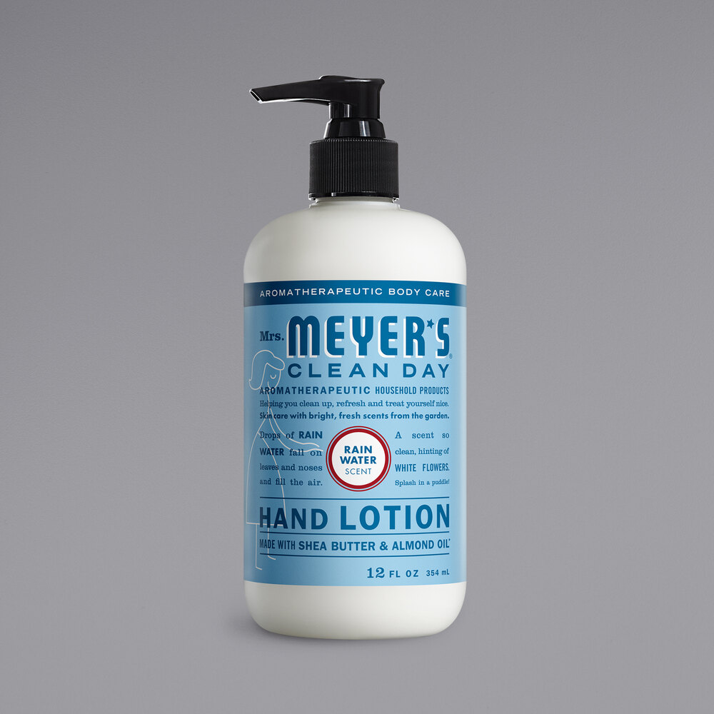 Mrs. Meyer's Clean Day 311101 12 oz. Rainwater Hand Lotion 6/Case