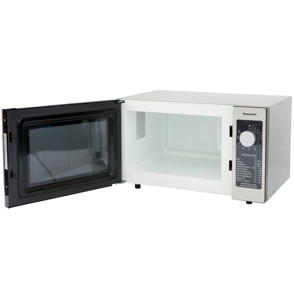 Panasonic NE-1025 Stainless Steel Commercial Microwave Oven with Dial