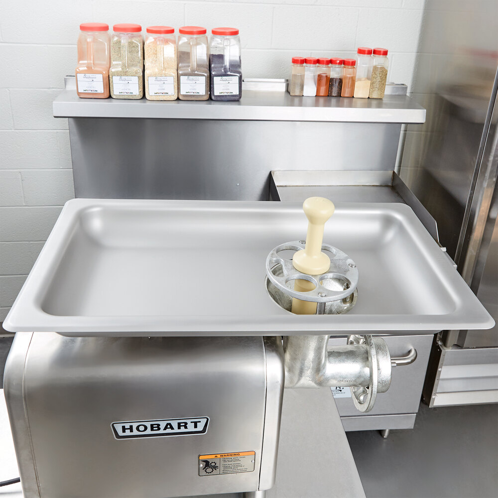 Hobart 22PANSSTFS 22 Stainless Steel Rectangular Feed Pan for 22C/E