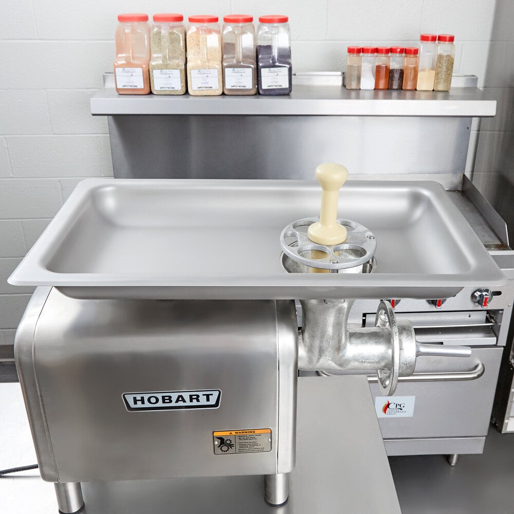 Hobart 22PANSSTFS 22 Stainless Steel Rectangular Feed Pan for 22C/E