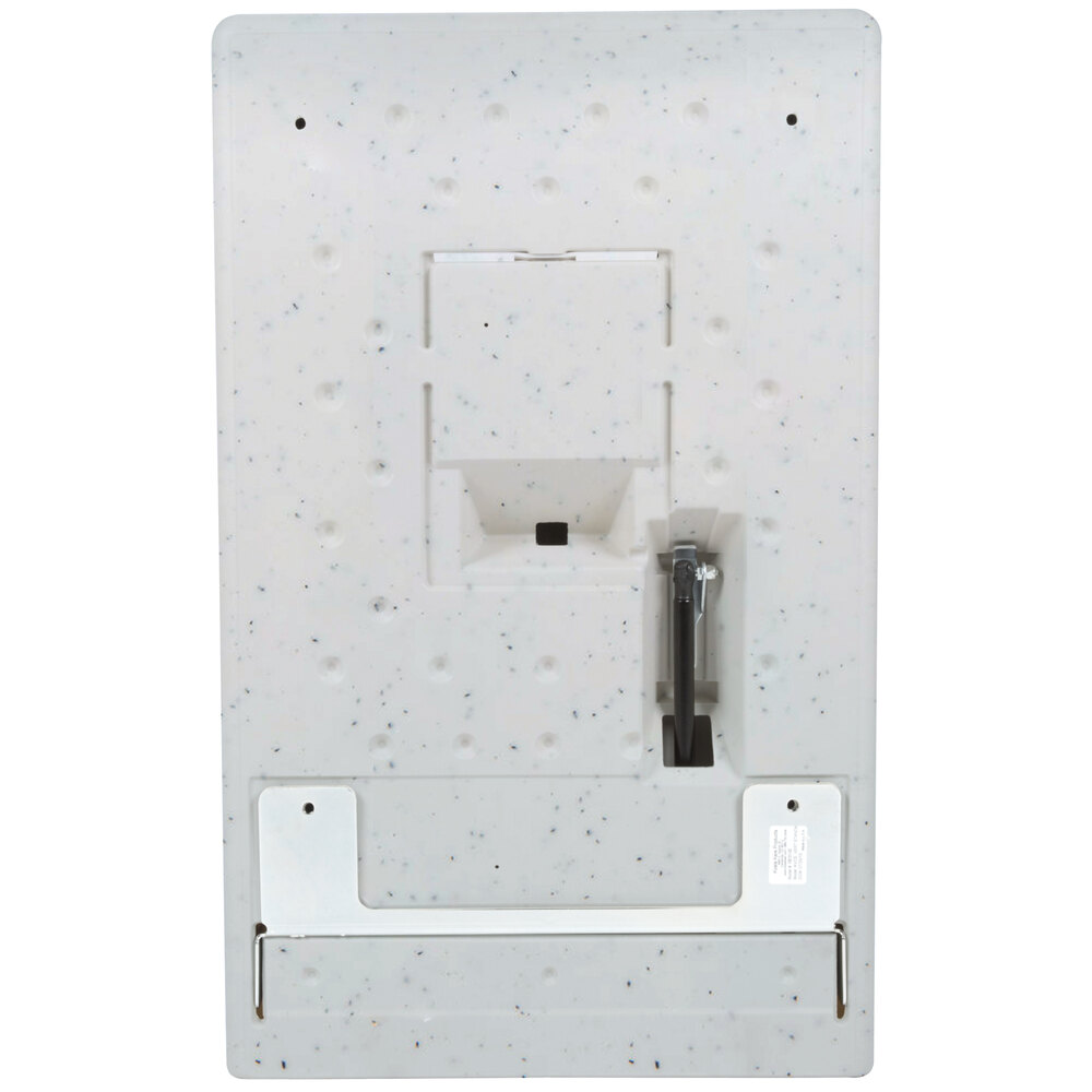 Koala Kare KB10105 Vertical Baby Changing Station / Table White Granite