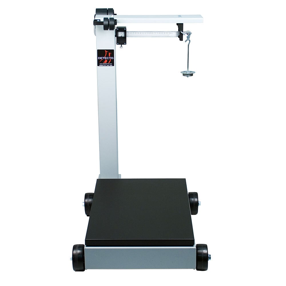 Cardinal Detecto 854F100P 1000 lb. Portable Mechanical Floor Scale