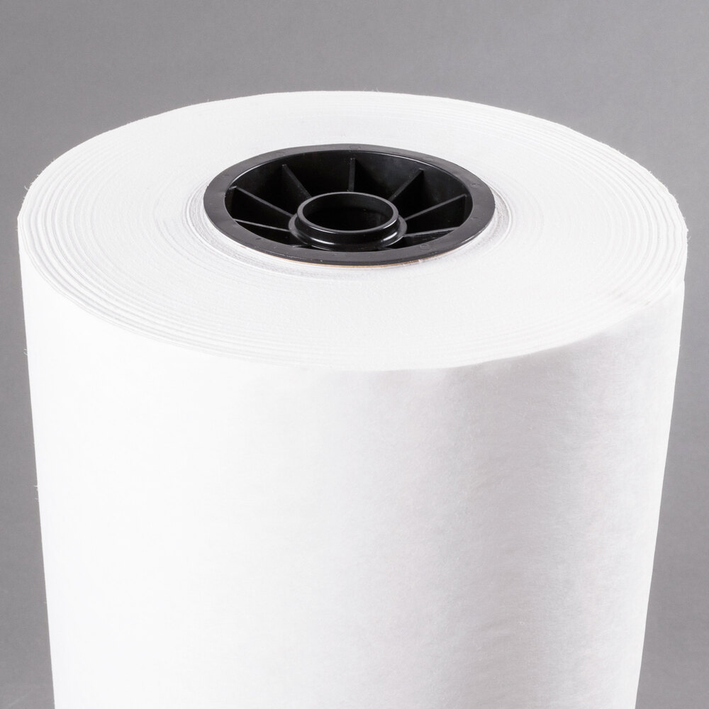 24'' x 1000' 40 lb. White Freezer Paper Roll