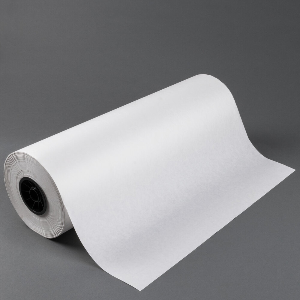 24'' x 1000' 40 lb. White Freezer Paper Roll